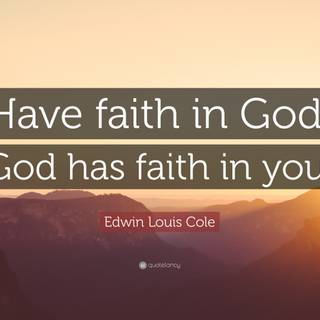 Have faith wallpaper