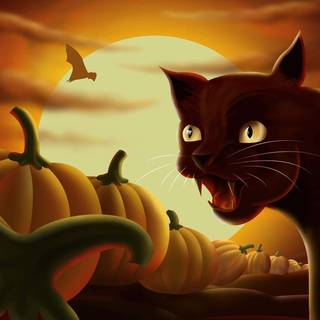 Horror cat wallpaper