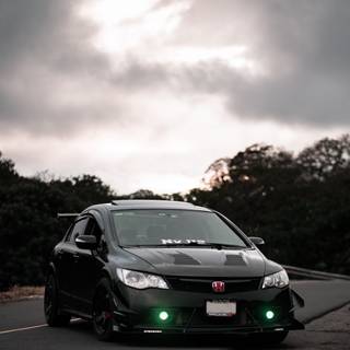 Black Civic wallpaper