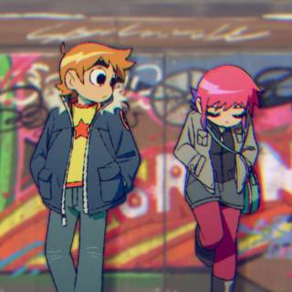 Scott Pilgrim Takes Off wallpaper