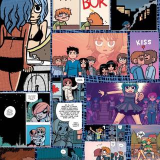 Scott Pilgrim Takes Off wallpaper