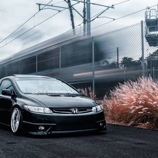 Black Civic wallpaper