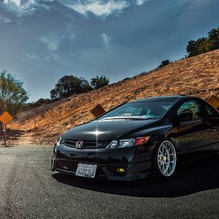 Black Civic wallpaper