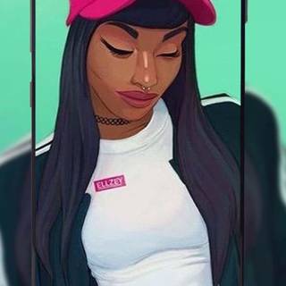 Black pretty girl wallpaper