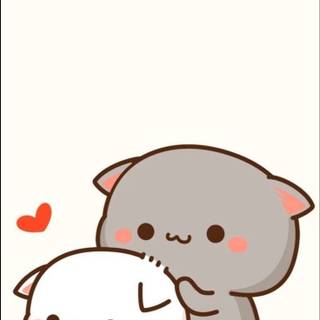 Goma and Peach wallpaper