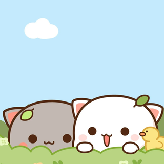 Goma and Peach wallpaper