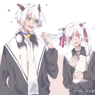 Pleasant Goat and Big Big Wolf wallpaper