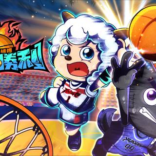 Pleasant Goat and Big Big Wolf wallpaper