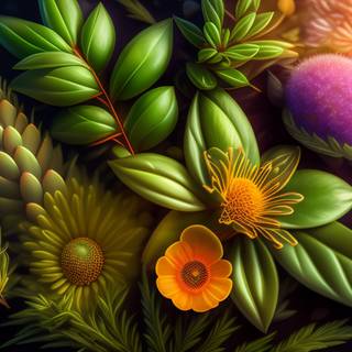 Medicinal plants wallpaper