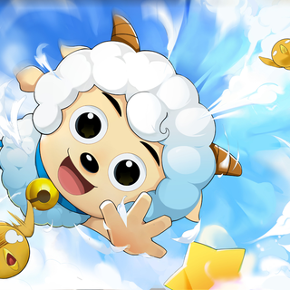 Pleasant Goat and Big Big Wolf wallpaper