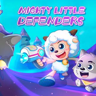 Pleasant Goat and Big Big Wolf wallpaper