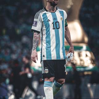 World Cup 2023 final Messi mobile wallpaper