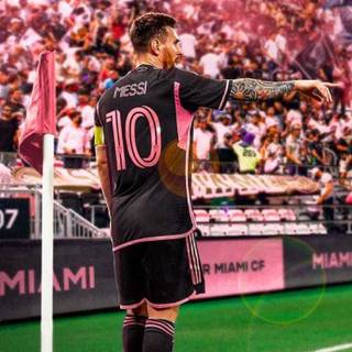Messi 8k iPhone Inter Miami wallpaper