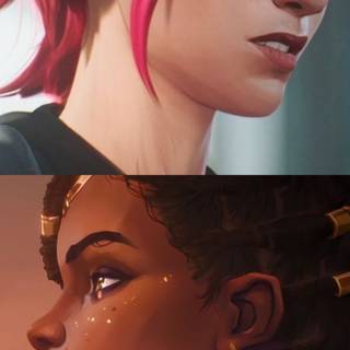 Arcane Mel Medarda phone wallpaper