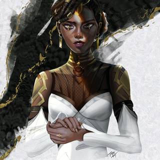 Arcane Mel Medarda phone wallpaper