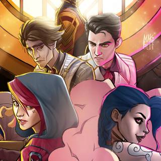 Arcane Mel Medarda phone wallpaper