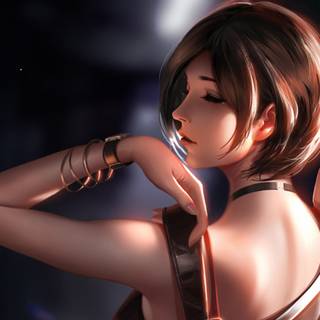 Resident Evil girl 4k wallpaper