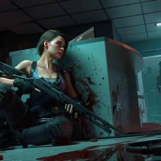 Resident Evil girl 4k wallpaper