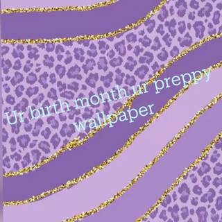 Cute purple preppy wallpaper