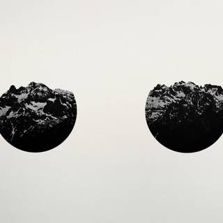 Black and white aesthetic PC wallpaper