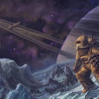 Retro SciFi wallpaper