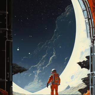 Retro SciFi wallpaper