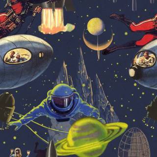 Retro SciFi wallpaper