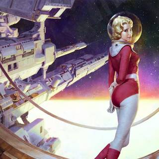 Retro SciFi wallpaper