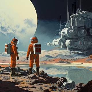 Retro SciFi wallpaper