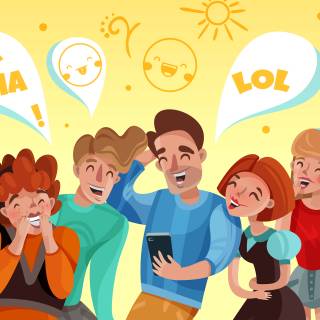 People laughing wallpaper