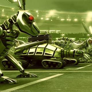 Funny robot wallpaper