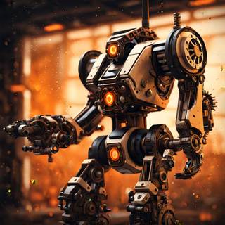 Funny robot wallpaper