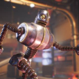 Funny robot wallpaper