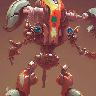 Funny robot wallpaper