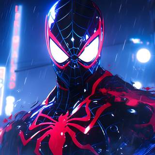 Aesthetic Spider-Man desktop wallpaper