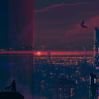 4k night life wallpaper