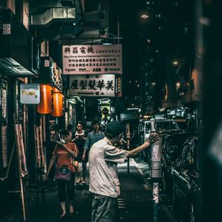 4k night life wallpaper