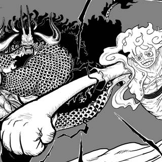 One Piece 4k black wallpaper