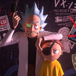 4k Rick and Morty PC wallpaper