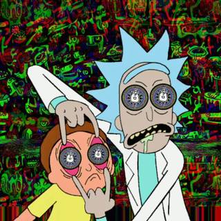 Rick and Morty 3D wallpaper