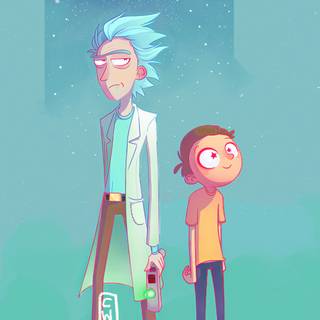 4k Rick and Morty PC wallpaper
