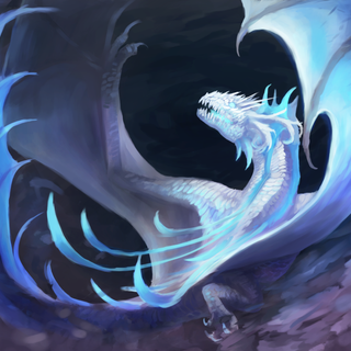 Ice dragon 4k wallpaper