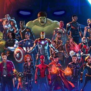 Marvel collection wallpaper