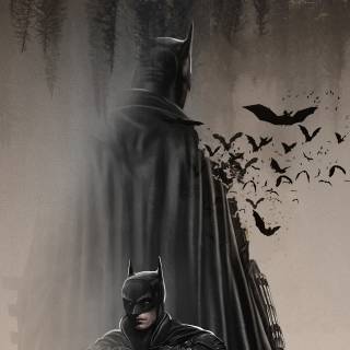 4k vertical Batman wallpaper