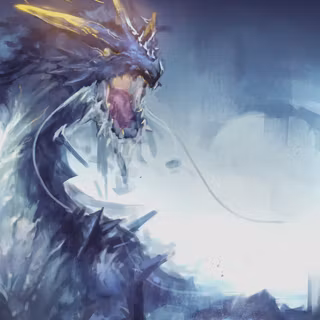 Ice dragon 4k wallpaper