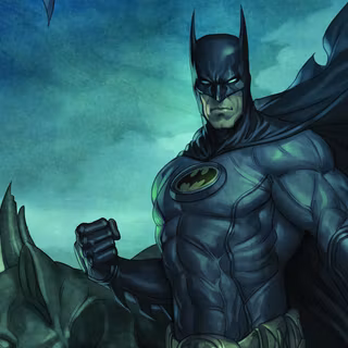 Batman landscape 4k wallpaper