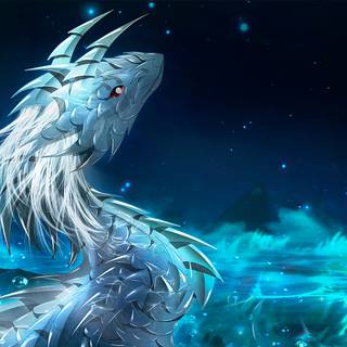 Ice dragon 4k wallpaper
