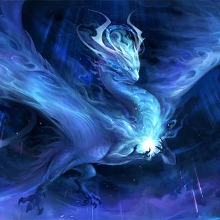 Ice dragon 4k wallpaper