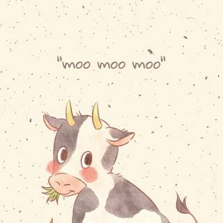 Cow phone wallpaper