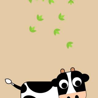 Cow phone wallpaper